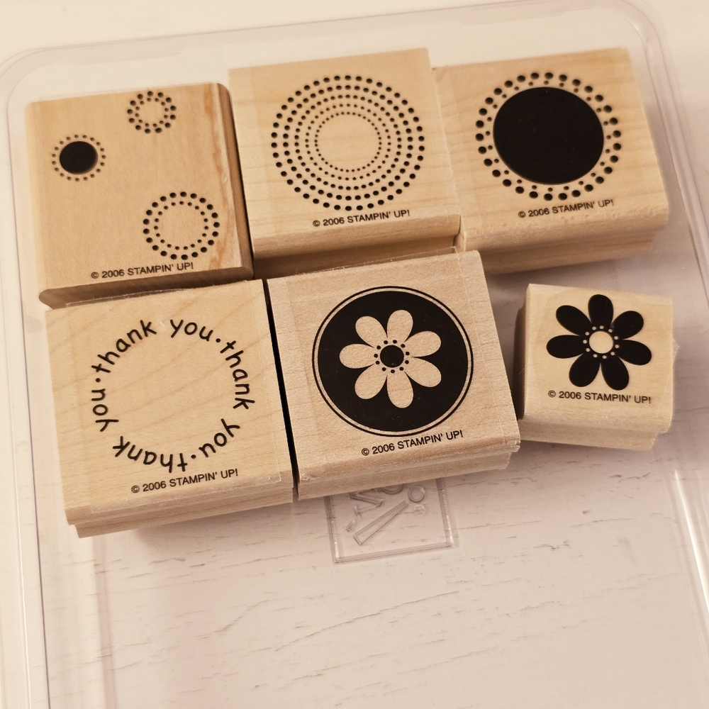 Stampin Up Seeing Spots Stamp Set of 6